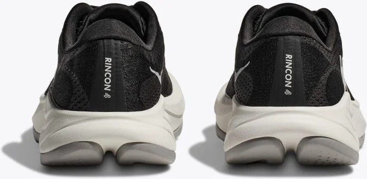HOKA Women's Rincon 4 Shoes in Black/White - Image 5