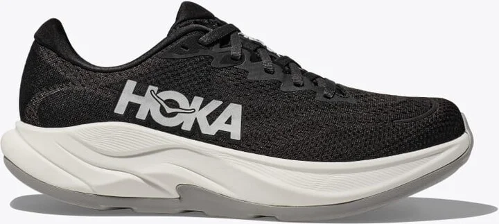 HOKA Women's Rincon 4 Shoes in Black/White