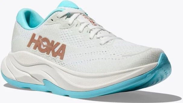HOKA Women's Rincon 4 Shoes in Frost/Rose Gold - Image 6