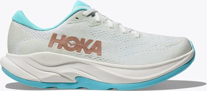 HOKA Women's Rincon 4 Shoes in Frost/Rose Gold