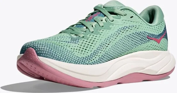 HOKA Women's Rincon 4 Shoes in Jadeite/Alpine Blue - Image 3