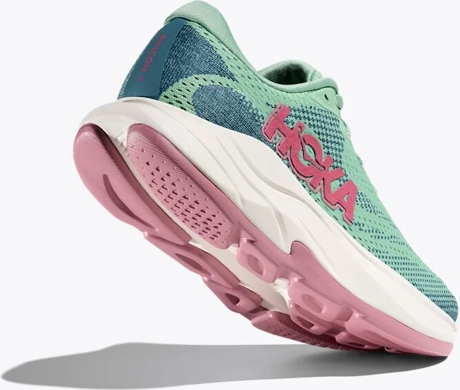HOKA Women's Rincon 4 Shoes in Jadeite/Alpine Blue - Image 4
