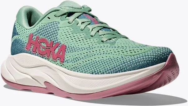 HOKA Women's Rincon 4 Shoes in Jadeite/Alpine Blue - Image 6