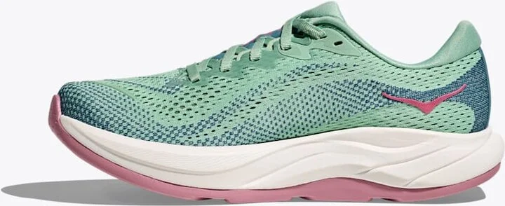 HOKA Women's Rincon 4 Shoes in Jadeite/Alpine Blue - Image 8