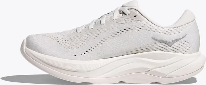 HOKA Women's Rincon 4 Shoes in White/Silver - Image 8