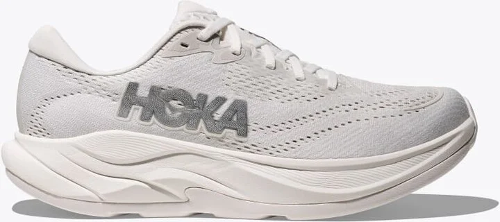 HOKA Women's Rincon 4 Shoes in White/Silver
