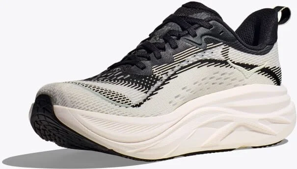 HOKA Women's Skyflow Shoes in Black/White - Image 3