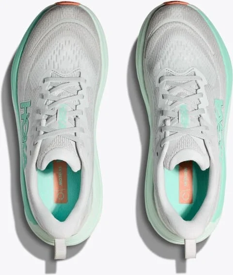 HOKA Women's Skyflow Shoes in Cosmic Grey/Seafoam - Image 2