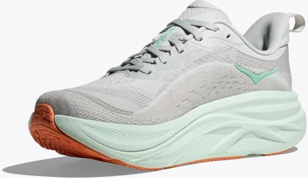 HOKA Women's Skyflow Shoes in Cosmic Grey/Seafoam - Image 3