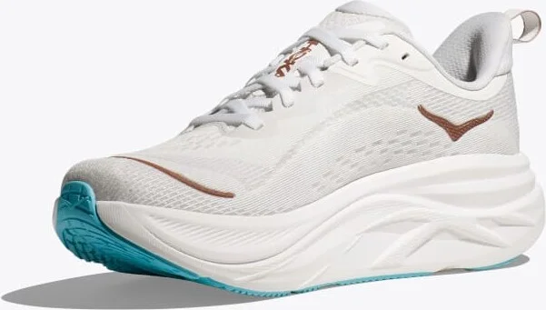 HOKA Women's Skyflow Shoes in Frost/Rose Gold - Image 3