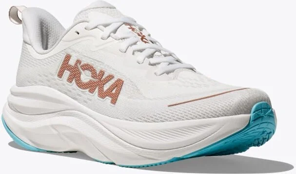 HOKA Women's Skyflow Shoes in Frost/Rose Gold - Image 6