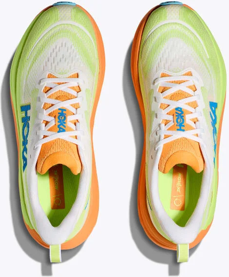 HOKA Women's Skyflow Shoes in Frost/Solar Flare - Image 2