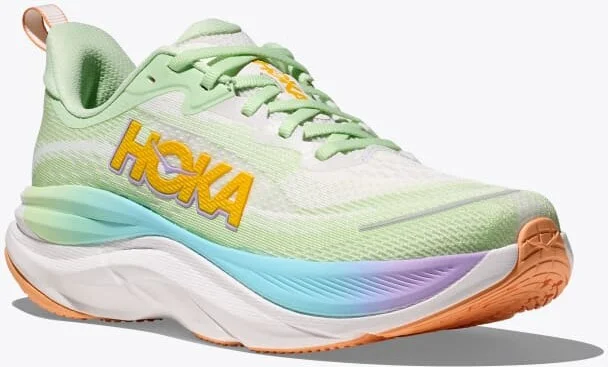 HOKA Women's Skyflow Shoes in Luna Moth/White - Image 6