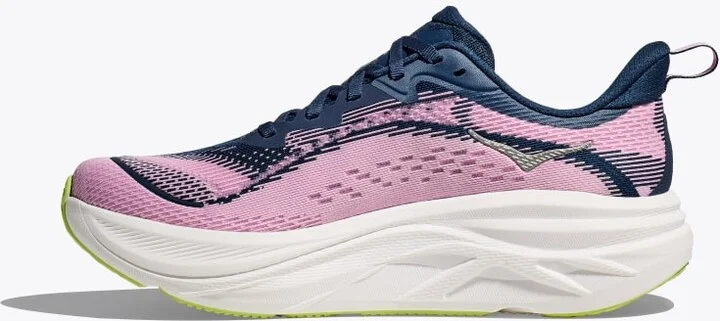 HOKA Women's Skyflow Shoes in Midnight/Pink Twilight - Image 8