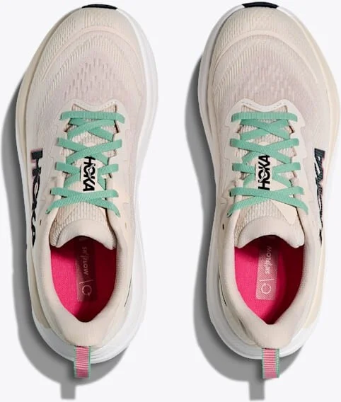 HOKA Women's Skyflow Shoes in Rose Cream/Alabaster - Image 2