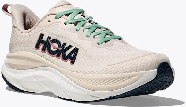 HOKA Women's Skyflow Shoes in Rose Cream/Alabaster - Image 6