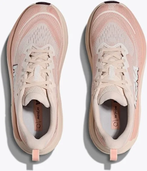 HOKA Women's Skyflow Shoes in Rose Cream/Rose Latte - Image 2