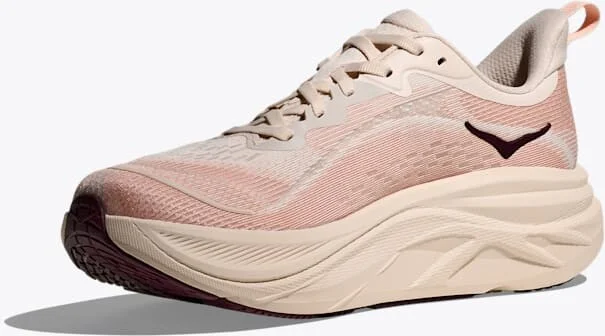 HOKA Women's Skyflow Shoes in Rose Cream/Rose Latte - Image 3