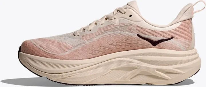 HOKA Women's Skyflow Shoes in Rose Cream/Rose Latte - Image 8