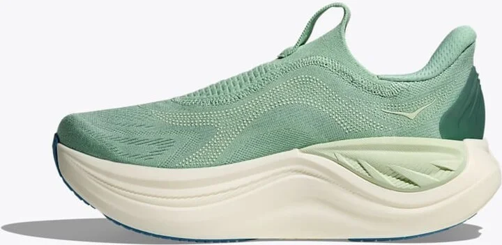 HOKA Women's Skyward Laceless in Jadeite/Sea Glass - Image 8