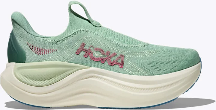 HOKA Women's Skyward Laceless in Jadeite/Sea Glass