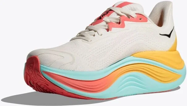 HOKA Women's Skyward X Shoes in Blanc De Blanc/Swim Day - Image 3