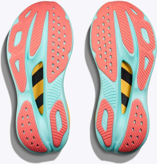 HOKA Women's Skyward X Shoes in Blanc De Blanc/Swim Day - Image 7