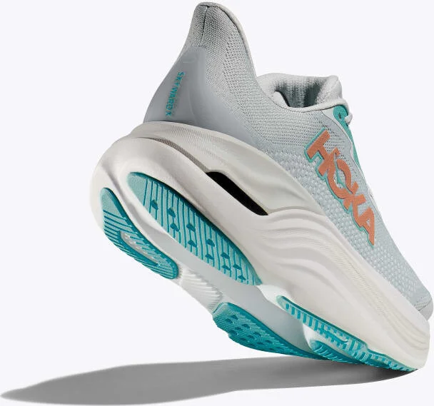 HOKA Women's Skyward X Shoes in Cosmic Grey/Rose Gold - Image 4