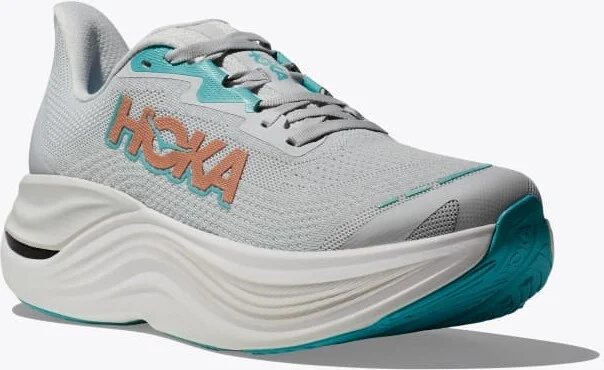 HOKA Women's Skyward X Shoes in Cosmic Grey/Rose Gold - Image 6