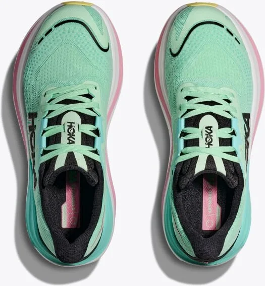 HOKA Women's Skyward X Shoes in Mint Fluorite/Blue Spark - Image 2