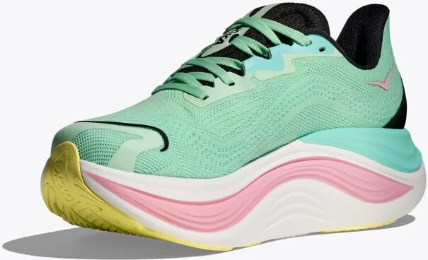 HOKA Women's SKYWARD X Shoes in Mint Fluorite/Blue Spark - Image 3