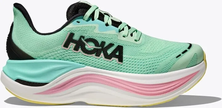 HOKA Women's SKYWARD X Shoes in Mint Fluorite/Blue Spark