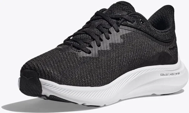 HOKA Women's Solimar Shoes in Black/White - Image 3