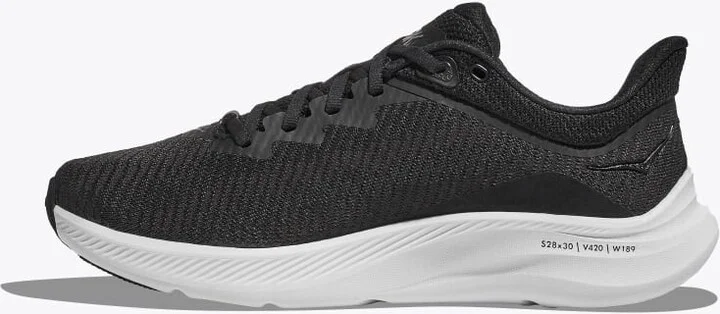 HOKA Women's Solimar Shoes in Black/White - Image 8