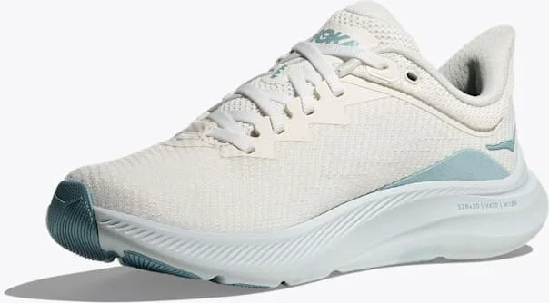 HOKA Women's Solimar Shoes in White/Tundra Blue - Image 3
