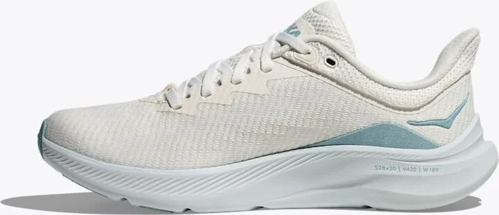 HOKA Women's Solimar Shoes in White/Tundra Blue - Image 8