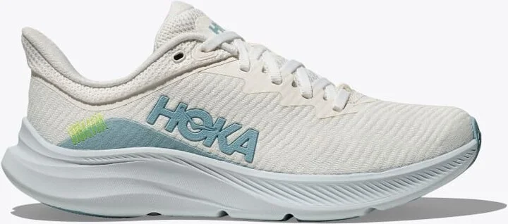 HOKA Women's Solimar Shoes in White/Tundra Blue