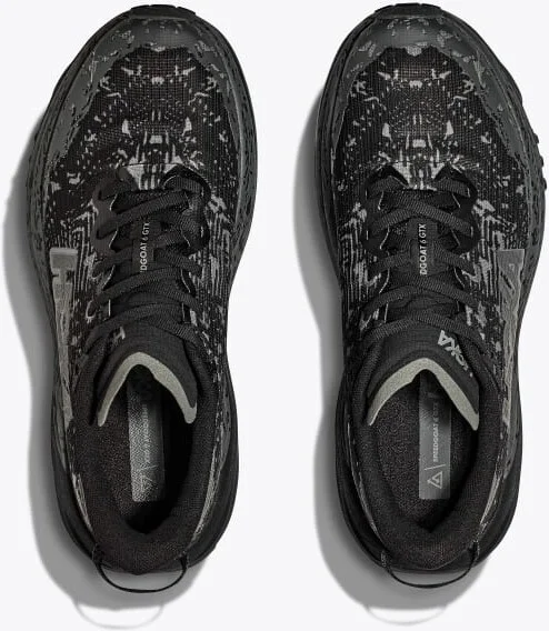 HOKA Women's Speedgoat 6 GTX Shoes in Black/Outer Orbit - Image 2