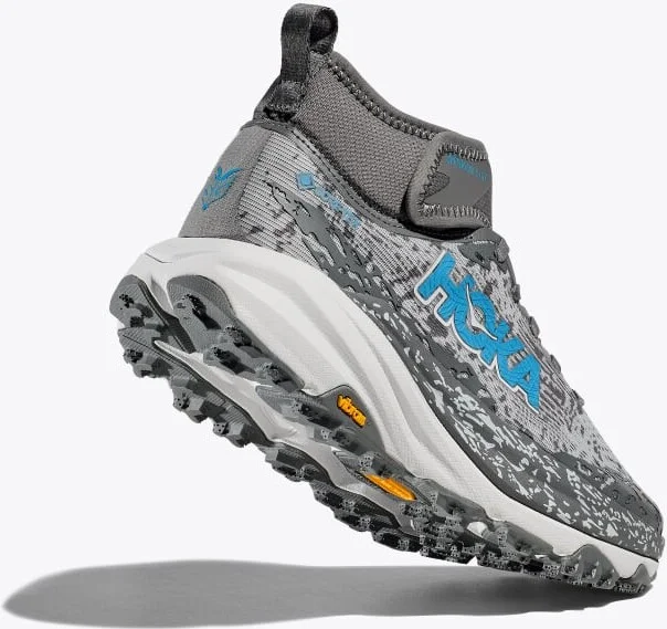 HOKA Women's Speedgoat 6 Mid GTX Shoes in Asteroid/Cosmic Grey - Image 4