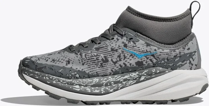 HOKA Women's Speedgoat 6 Mid GTX Shoes in Asteroid/Cosmic Grey - Image 8
