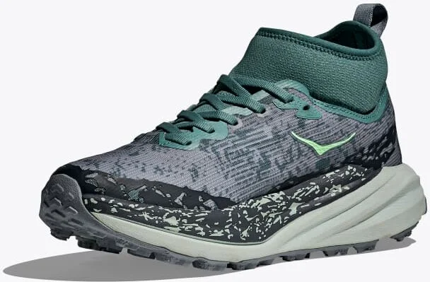 HOKA Women's Speedgoat 6 Mid GTX Shoes in Mountain Fog/Droplet - Image 3