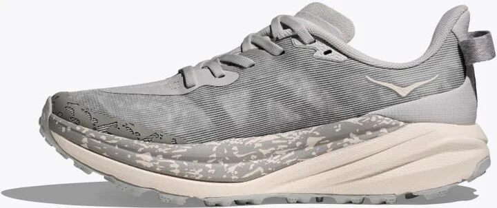 HOKA Women's Speedgoat 6 Shoes in Cosmic Grey/Alabaster - Image 8