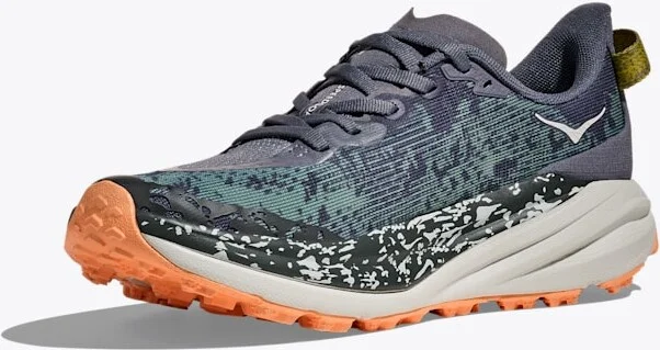 HOKA Women's Speedgoat 6 Shoes in Grey Skies/Cosmic Grey - Image 3
