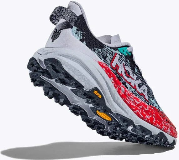 HOKA Women's Speedgoat 6 Shoes in Gull/Stormy Skies - Image 4