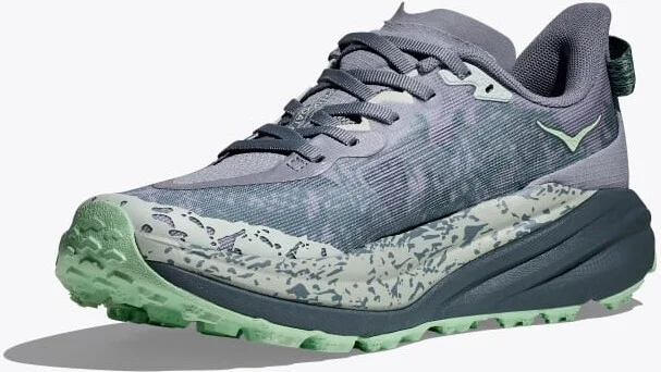HOKA Women's Speedgoat 6 Shoes in Moonlight/Thunder Cloud - Image 3