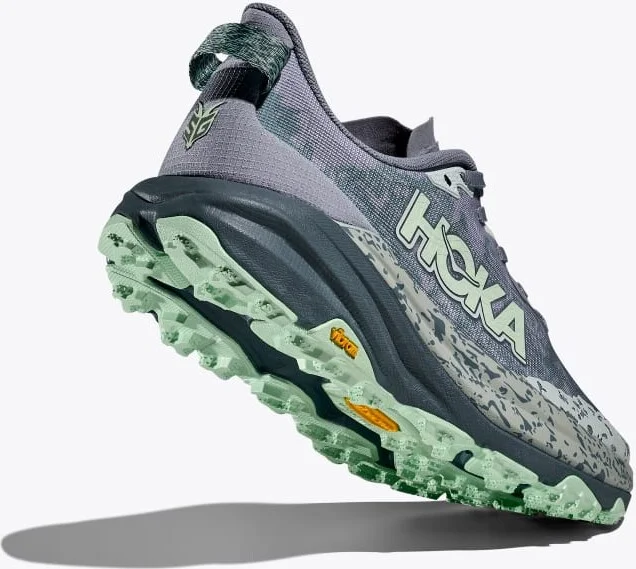 HOKA Women's Speedgoat 6 Shoes in Moonlight/Thunder Cloud - Image 4