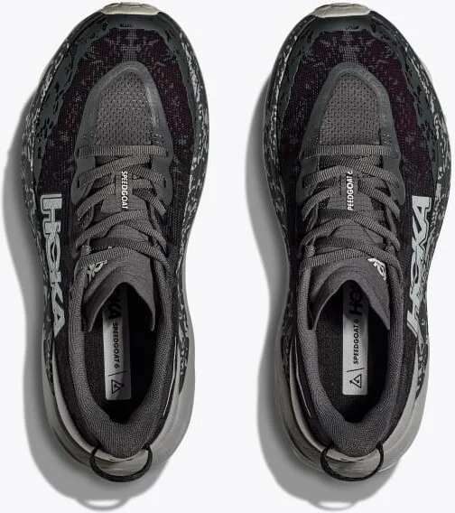 HOKA Women's Speedgoat 6 Shoes in Satellite Grey/Stardust - Image 2