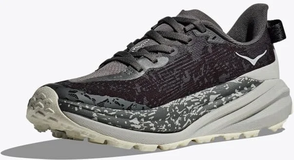 HOKA Women's Speedgoat 6 Shoes in Satellite Grey/Stardust - Image 3