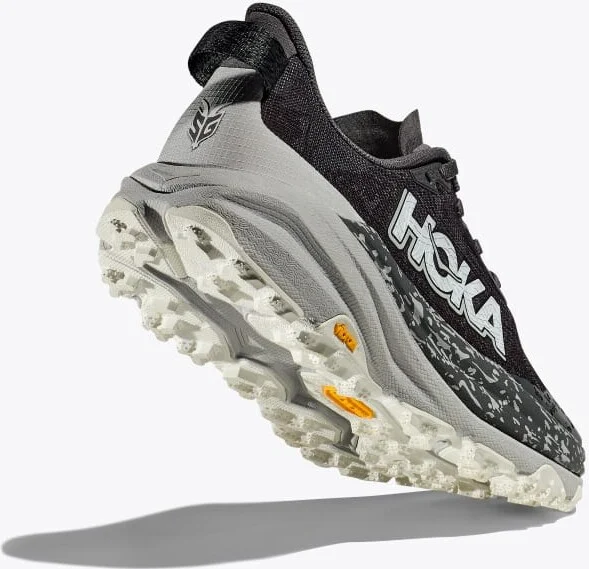HOKA Women's Speedgoat 6 Shoes in Satellite Grey/Stardust - Image 4