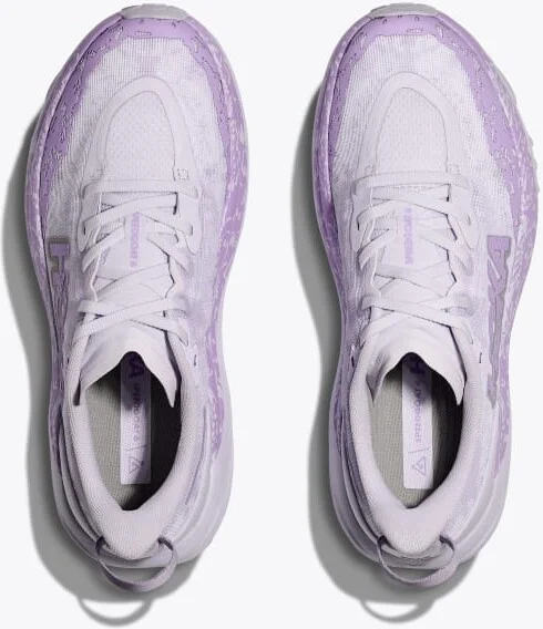 HOKA Women's Speedgoat 6 Shoes in Starlight Glow/Aster Flower - Image 2